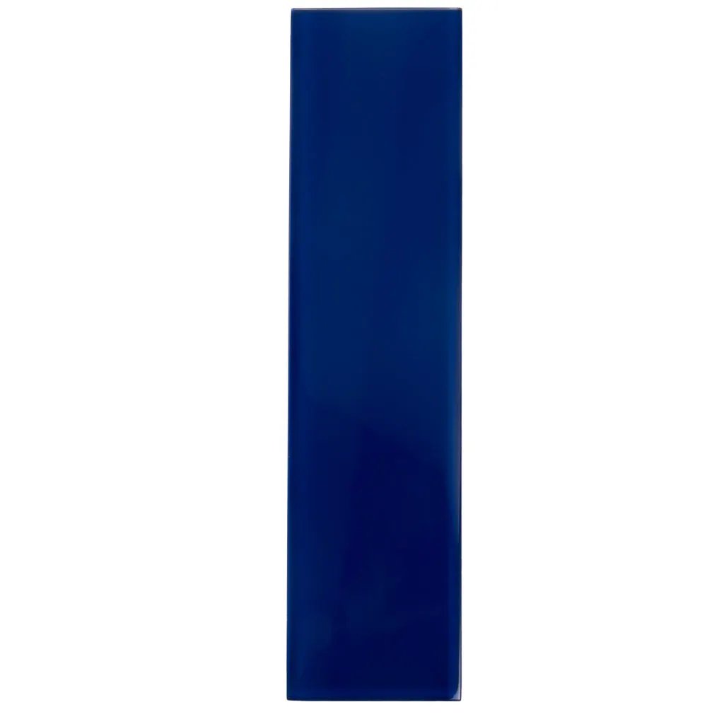 Cobalt Blue 4x16 Glossy Subway Glass Tile (12 pack, 5.33 sq ft/case) by Apollo Tile