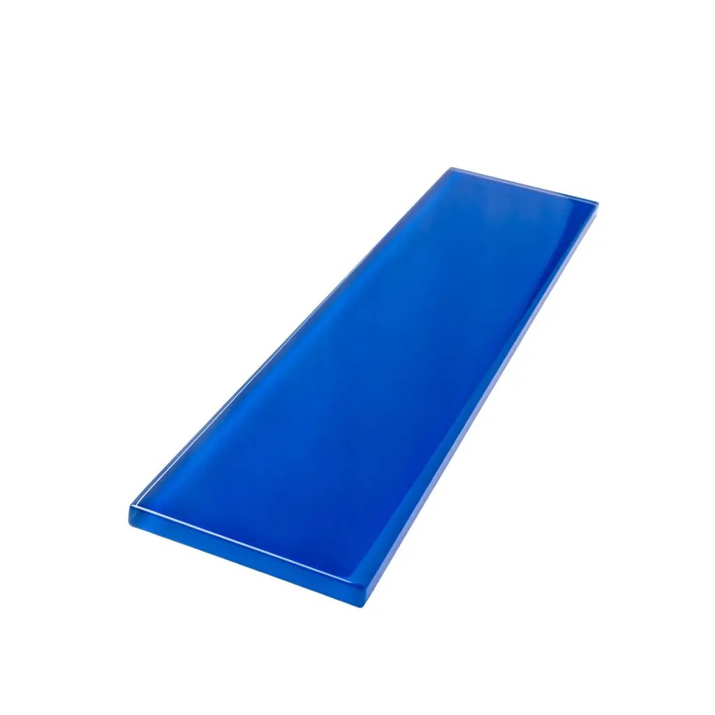 Cobalt Blue 3x12 Glossy Subway Glass Tile (20 pack, 5 sq ft/case) by Apollo Tile