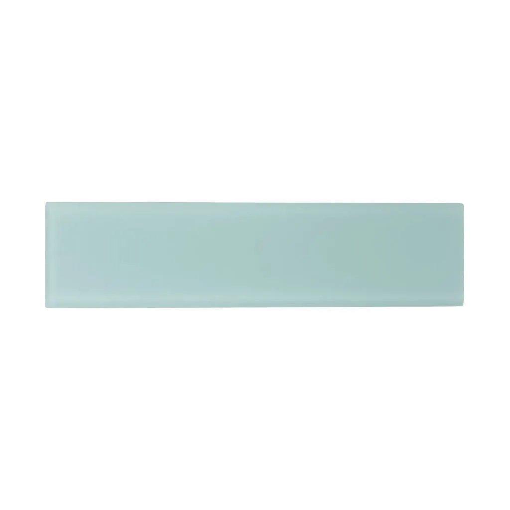 Blizzard Blue 3x12 Matte Subway Glass Tile (20 pack, 5 sq ft/case) by Apollo Tile