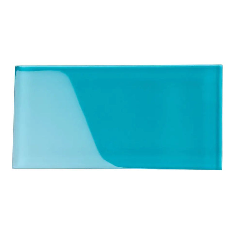 Sapphire Blue 3x6 Glossy Subway Glass Tile (40 pack, 5 sq ft/case) by Apollo Tile
