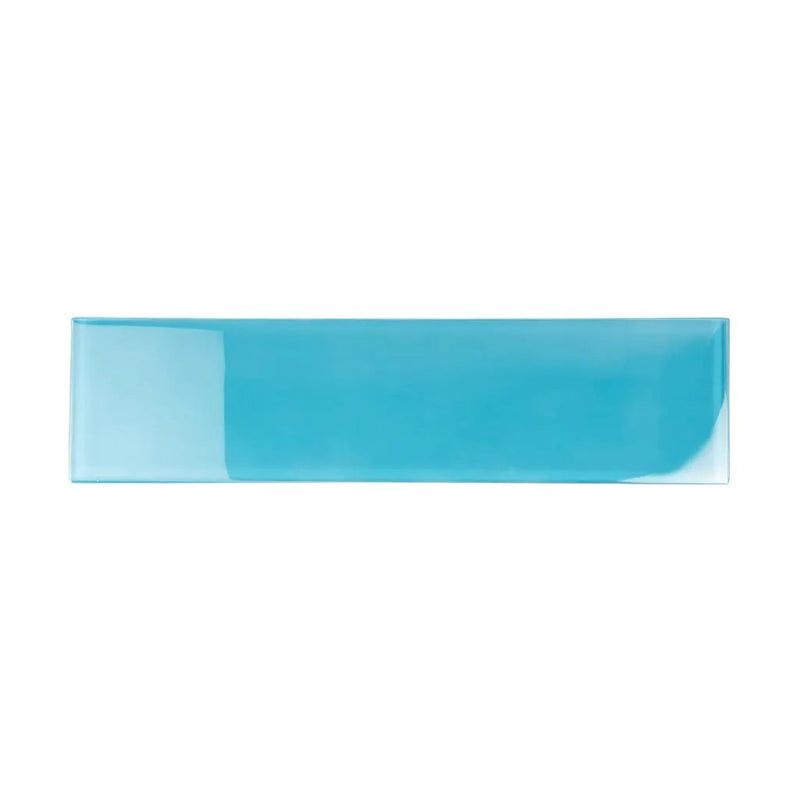 Sapphire Blue 4x16 Glossy Subway Glass Tile (12 pack, 5.33 sq ft/case) by Apollo Tile