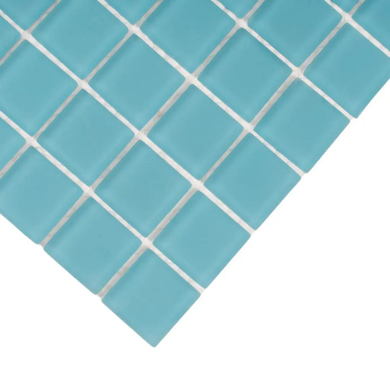 Sapphire Blue 12x12 Matte Square Glass Mosaic Tile (10 pack, 9.67 sq ft/case) by Apollo Tile