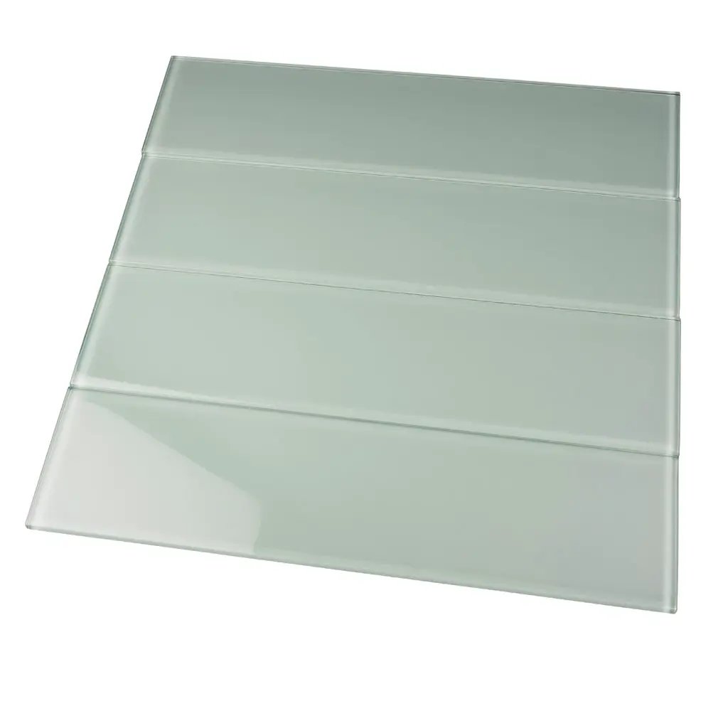 Blizzard Blue 4x16 Glossy Subway Glass Tile (12 pack, 5.33 sq ft/case) by Apollo Tile