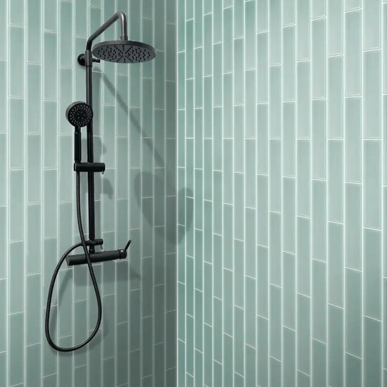 Blizzard Blue 3x12 Matte Subway Glass Tile (20 pack, 5 sq ft/case) by Apollo Tile