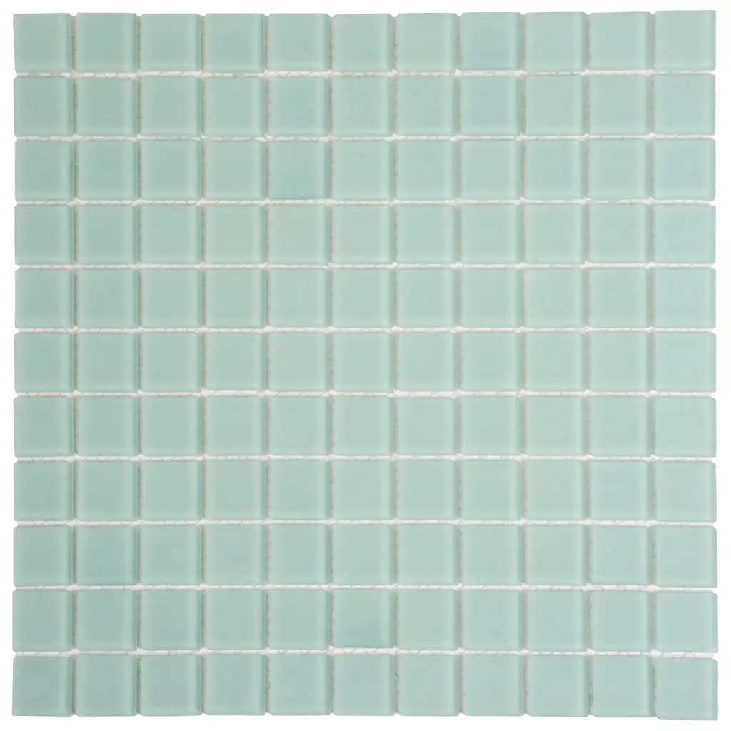 Blizzard Blue 12x12 Matte Square Glass Mosaic Tile (10 pack, 9.67 sq ft/case)