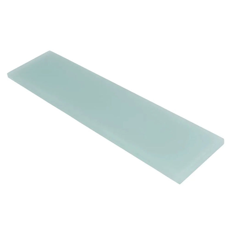 Blizzard Blue 3x12 Matte Subway Glass Tile (20 pack, 5 sq ft/case) by Apollo Tile