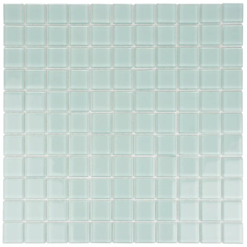 Blizzard Blue 12x12 Glossy Square Glass Mosaic Tile (10 pack, 9.67 sq ft/case) by Apollo Tile