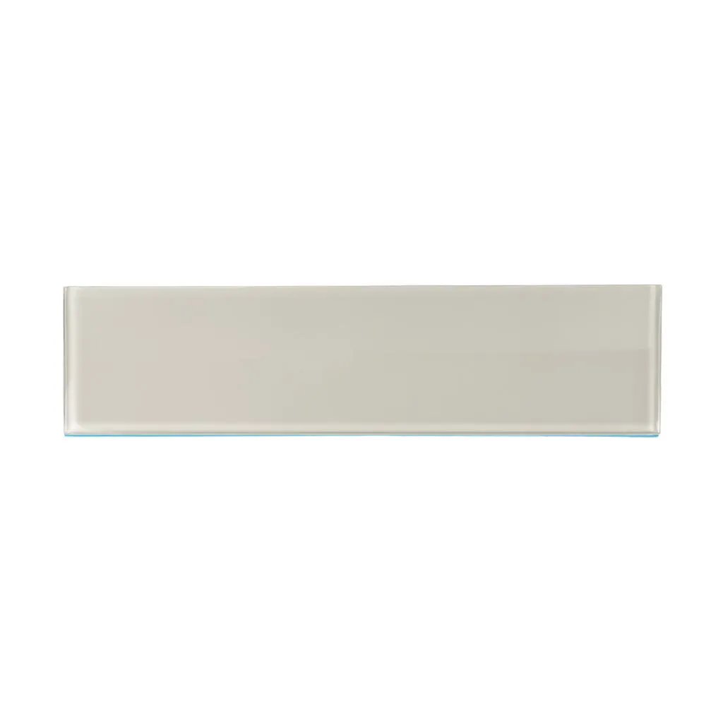 White 4x16 Glossy Subway Glass Tile (12 pack, 5.33 sq ft/case) by Apollo Tile