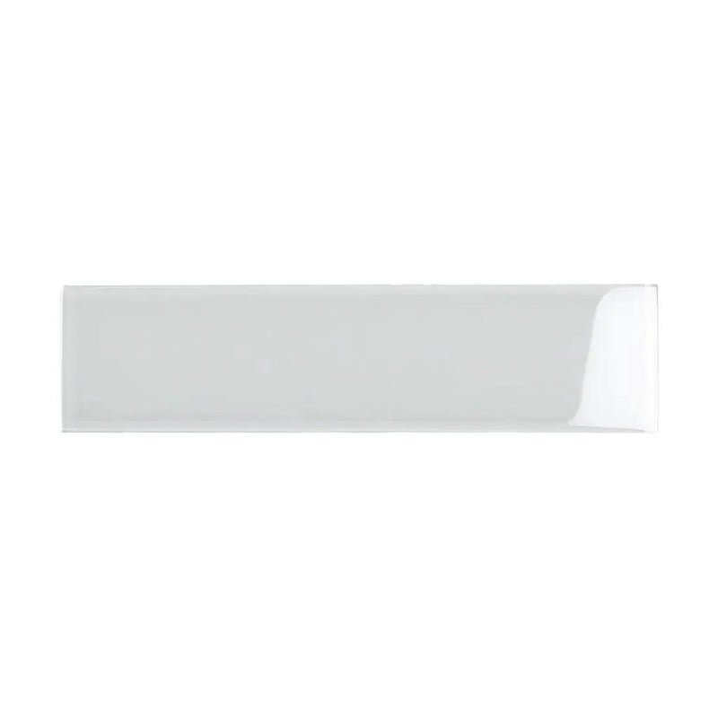 White 3x12 Glossy Subway Glass Tile (20 pack, 5 sq ft/case) by Apollo Tile
