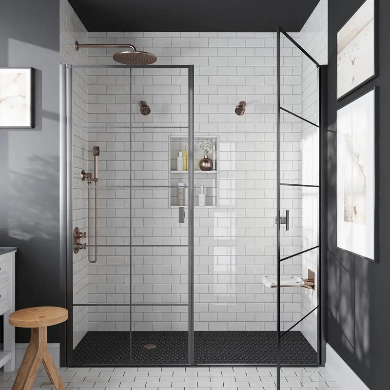 Light Gray 0.5x12 Glass Glossy Pencil Tile Trim (10 pack, 0.5 sq ft/case) by Apollo Tile