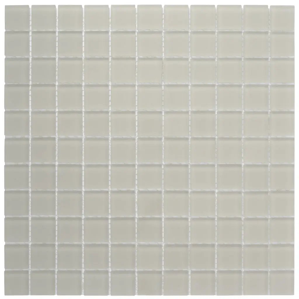 Warm Greige 12x12 Matte Square Glass Mosaic Tile (10 pack, 9.67 sq ft/case) by Apollo Tile