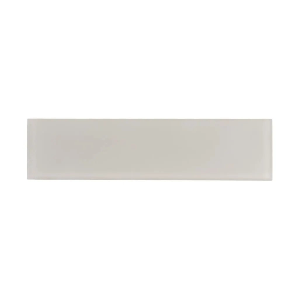 Beige 3x12 Matte Subway Glass Tile (20 pack, 5 sq ft/case) by Apollo Tile
