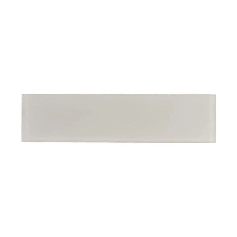 Beige 3x12 Matte Subway Glass Tile (20 pack, 5 sq ft/case) by Apollo Tile