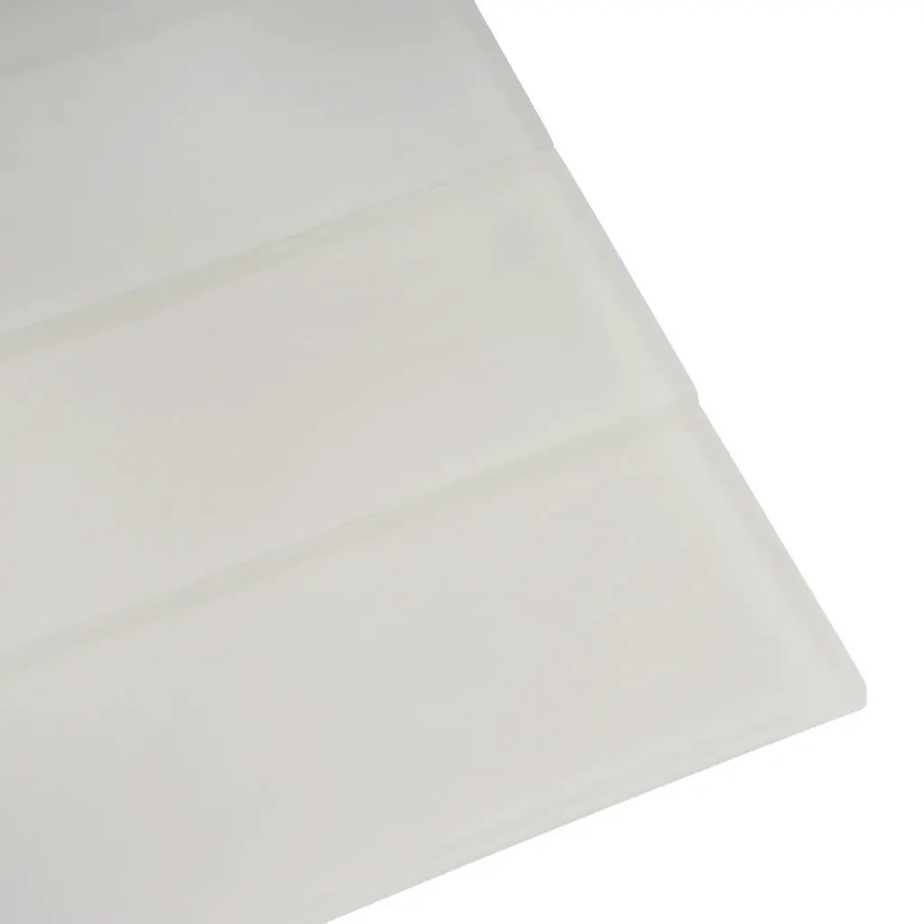 Beige 3x12 Matte Subway Glass Tile (20 pack, 5 sq ft/case) by Apollo Tile