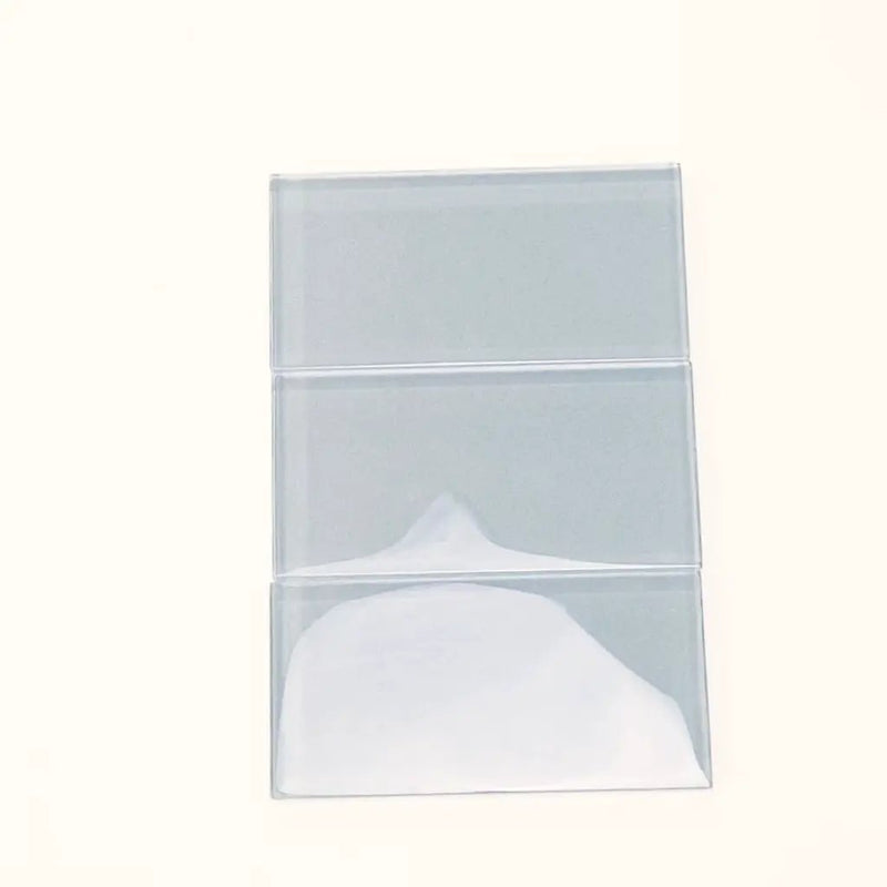 Gray 3x6 Glossy Subway Glass Tile (40 pack, 5 sq ft/case) by Apollo Tile
