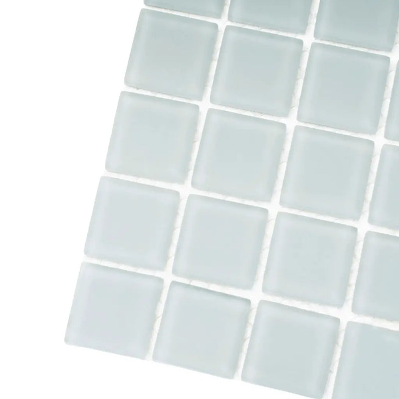 Gray 12x12 Matte Square Glass Mosaic Tile (10 pack, 9.67 sq ft/case) by Apollo Tile