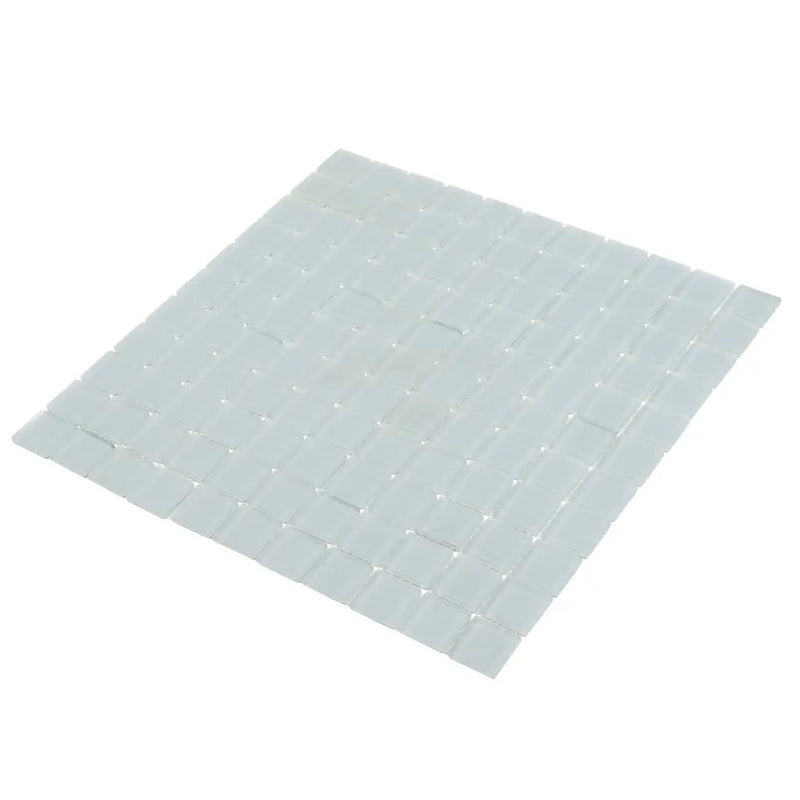 Gray 12x12 Matte Square Glass Mosaic Tile (10 pack, 9.67 sq ft/case) by Apollo Tile