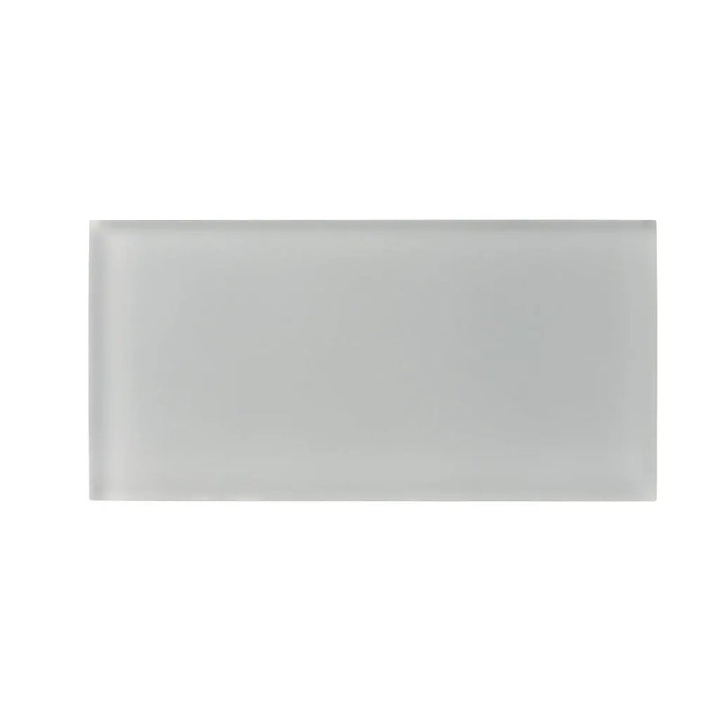 Gray 3x6 Matte Subway Glass Tile (40 pack, 5 sq ft/case) by Apollo Tile
