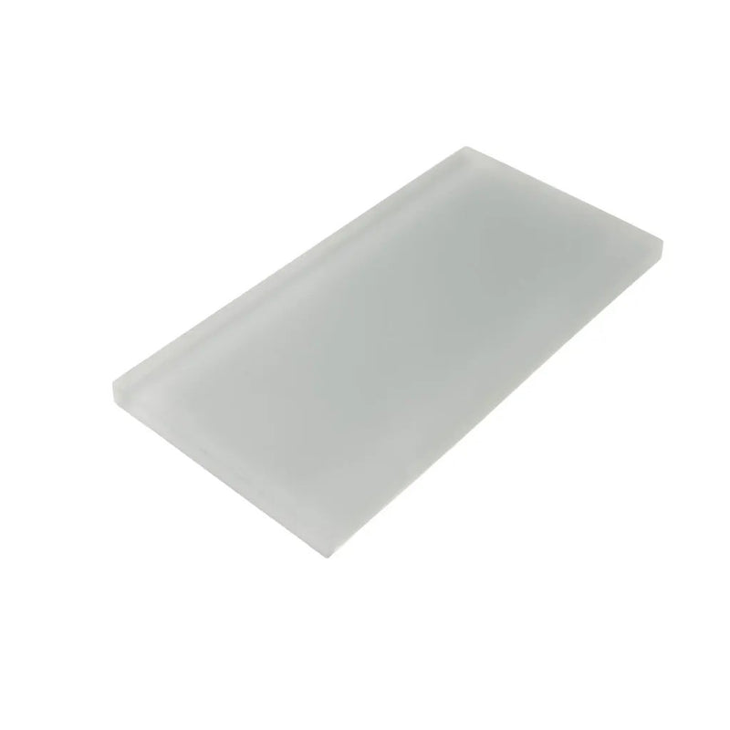 Gray 3x6 Matte Subway Glass Tile (40 pack, 5 sq ft/case) by Apollo Tile