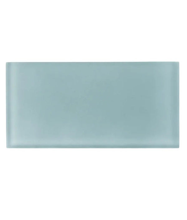 Stone Blue 3x6 Matte Subway Glass Tile (40 pack, 5 sq ft/case), photo 2 of 8