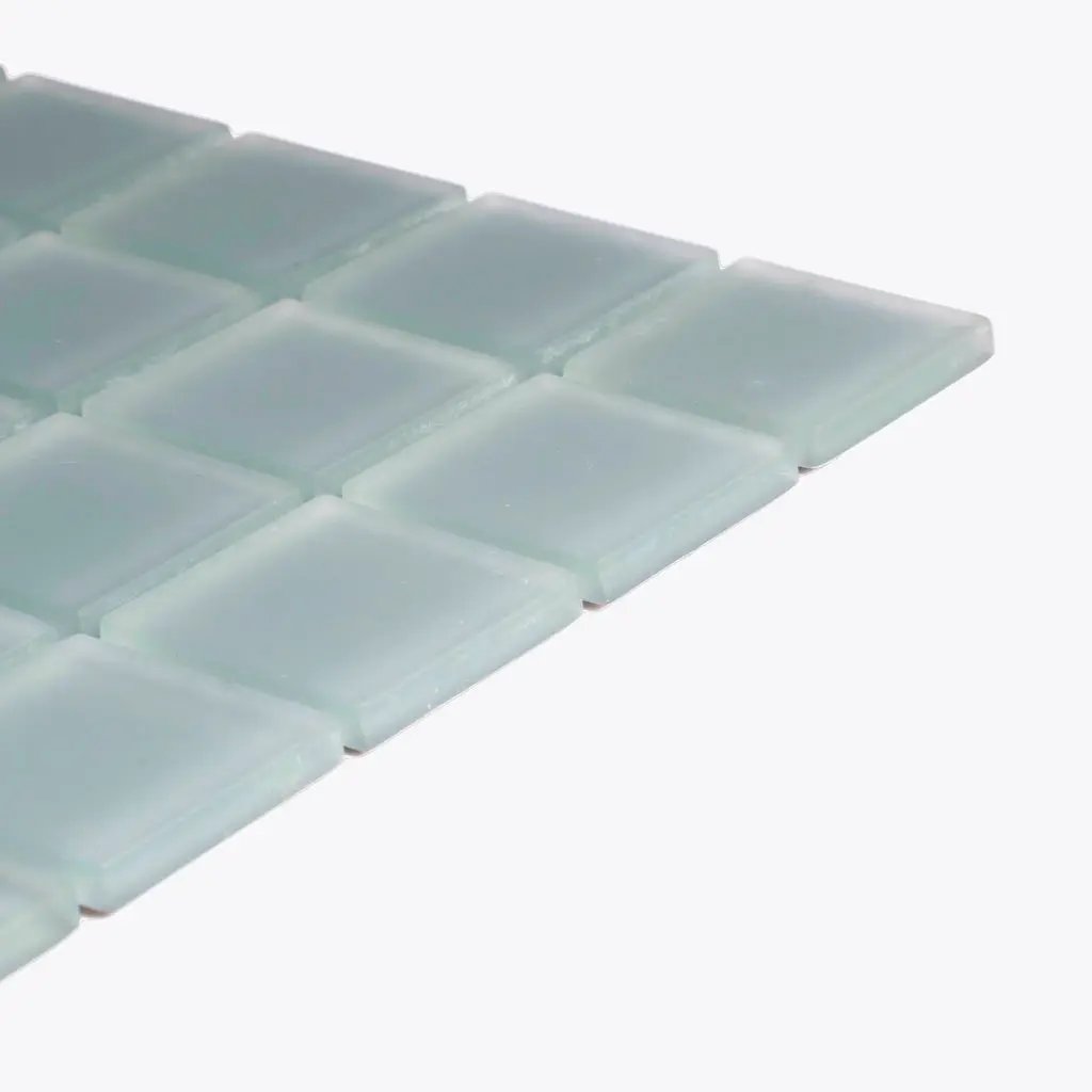 Stone Blue 12x12 Matte Square Glass Mosaic Tile (10 pack, 9.67 sq ft/case) by Apollo Tile