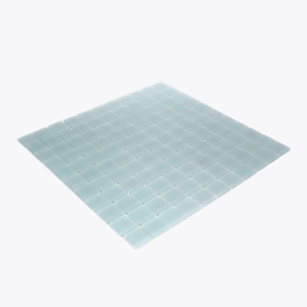Stone Blue 12x12 Matte Square Glass Mosaic Tile (10 pack, 9.67 sq ft/case) by Apollo Tile