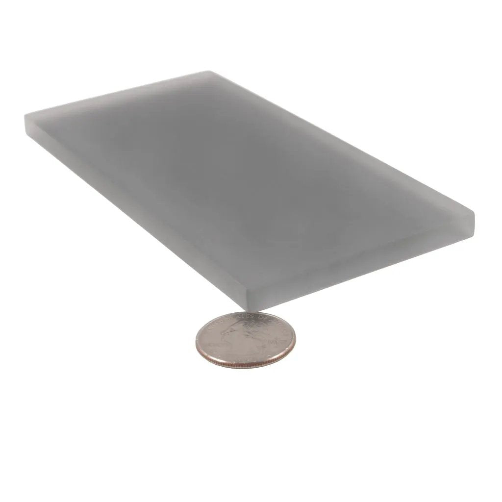 Coin Gray 3x6 Matte Subway Glass Tile (40 pack, 5 sq ft/case) by Apollo Tile