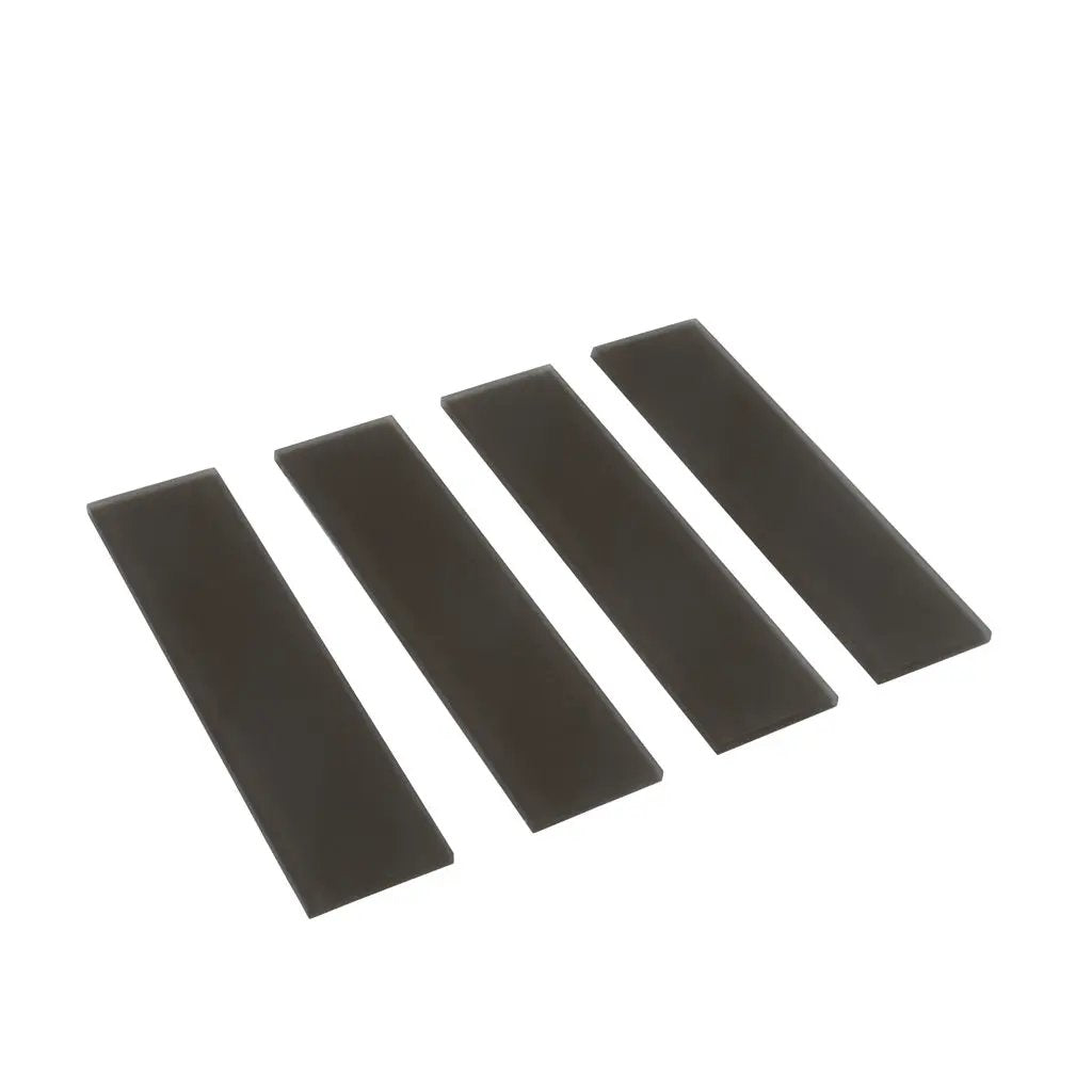 Ash Gray 3x12 Matte Subway Glass Tile (20 pack, 5 sq ft/case) by Apollo Tile