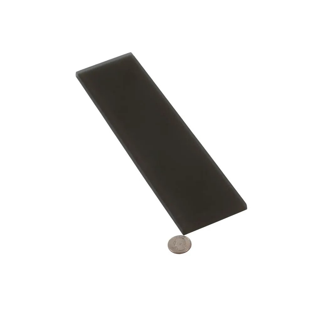 Ash Gray 3x12 Matte Subway Glass Tile (20 pack, 5 sq ft/case) by Apollo Tile