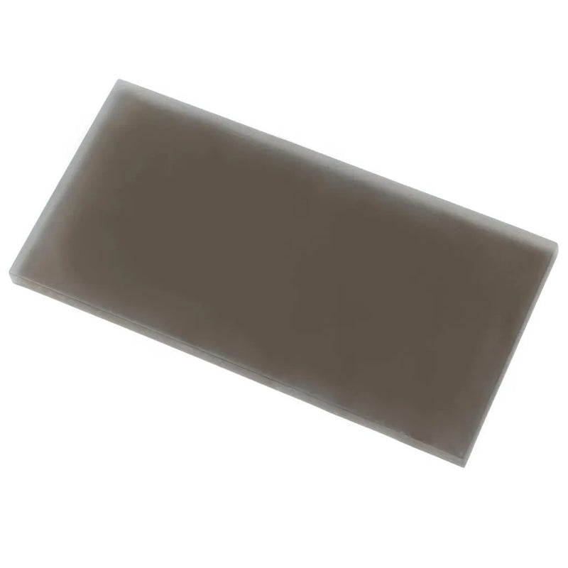 Ash Gray 3x6 Matte Subway Glass Tile (40 pack, 5 sq ft/case) by Apollo Tile