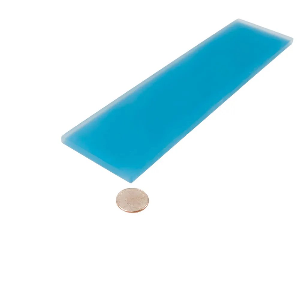 Cerulean Blue 3x12 Matte Subway Glass Tile (20 pack, 5 sq ft/case) by Apollo Tile