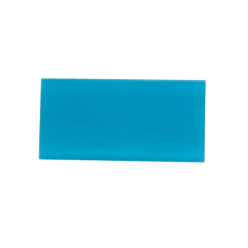 Cerulean Blue 3x6 Matte Subway Glass Tile (40 pack, 5 sq ft/case) by Apollo Tile