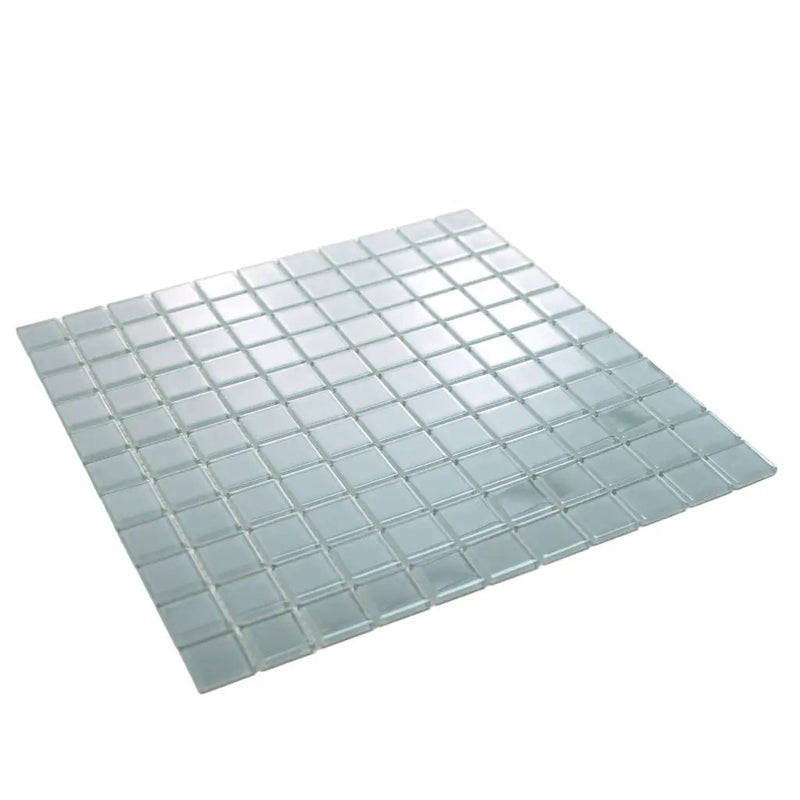 Stone Blue 12x12 Glossy Square Glass Mosaic Tile (10 pack, 9.67 sq ft/case) by Apollo Tile