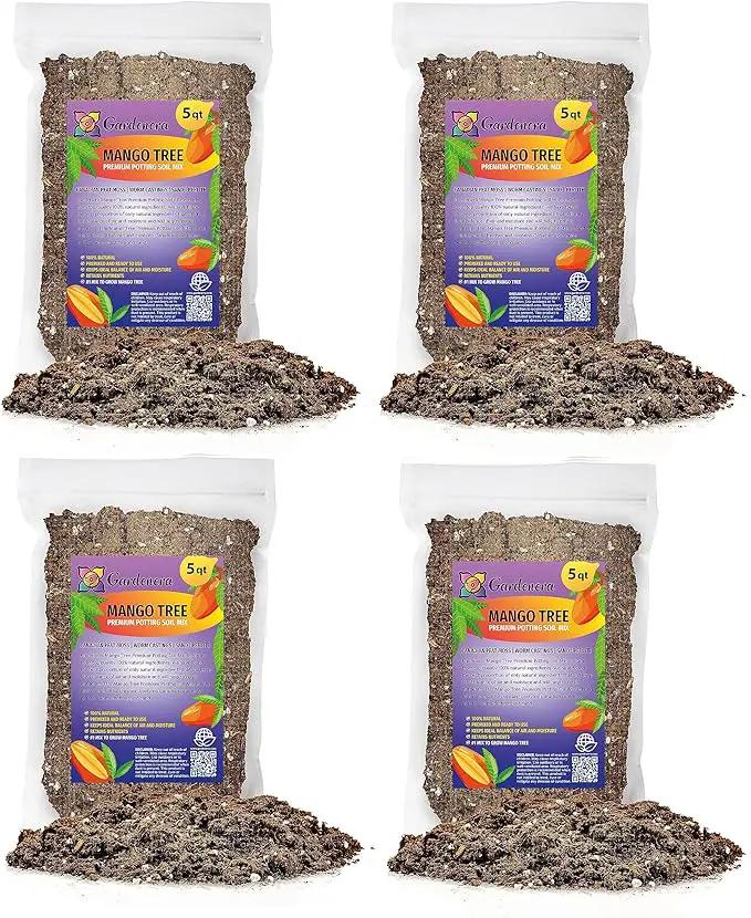 Mango Tree Potting Mix - Unlock Robust Growth and Succulent Mangoes with Our High-Performance Formula - 20 Quart by GreenHaven Gardens