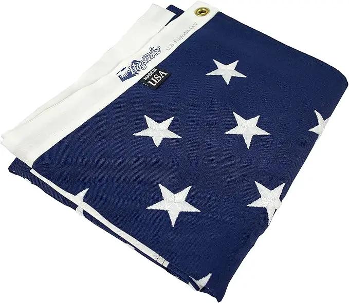 FlagSource FMAA Certified PolyExtra Polyester American Flag with Embroidered Stars and Sewn Stripes, Made in the USA, 4x6' by GreenHaven Gardens