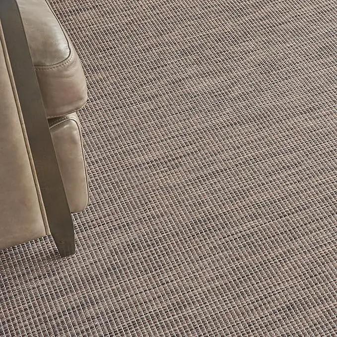 Nourison Positano Indoor/Outdoor Natural 2'2" x 12' Area Rug, Easy Cleaning, Non Shedding, Bed Room, Living Room, Dining Room, Backyard, Deck, Patio (2x12) by GreenHaven Gardens