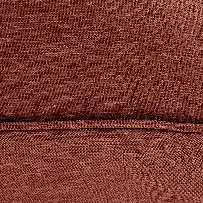 Classic Accessories Montlake Water-Resistant 19 x 20 x 4 Inch Patio Lounge Back Cushion, Heather Henna Red, Outdoor Loveseat Cushions by GreenHaven Gardens