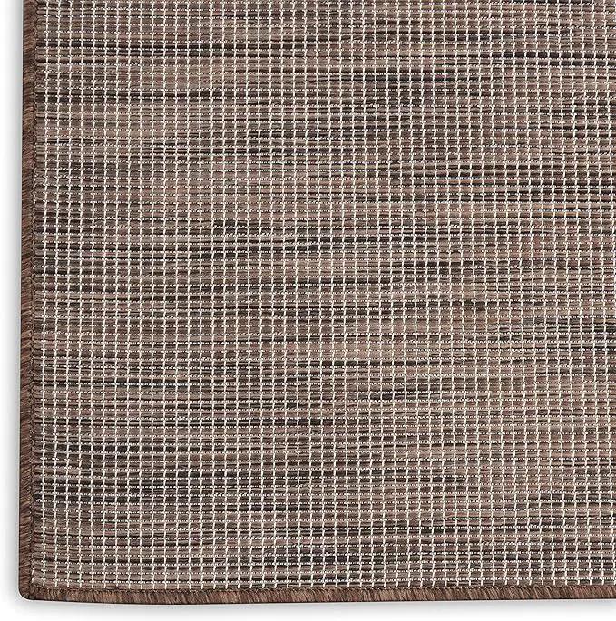 Nourison Positano Indoor/Outdoor Natural 2'2" x 12' Area Rug, Easy Cleaning, Non Shedding, Bed Room, Living Room, Dining Room, Backyard, Deck, Patio (2x12) by GreenHaven Gardens