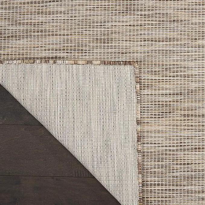 Nourison Home Positano 6' x 9' Beige Fabric Modern Indoor/Outdoor Area Rug by GreenHaven Gardens