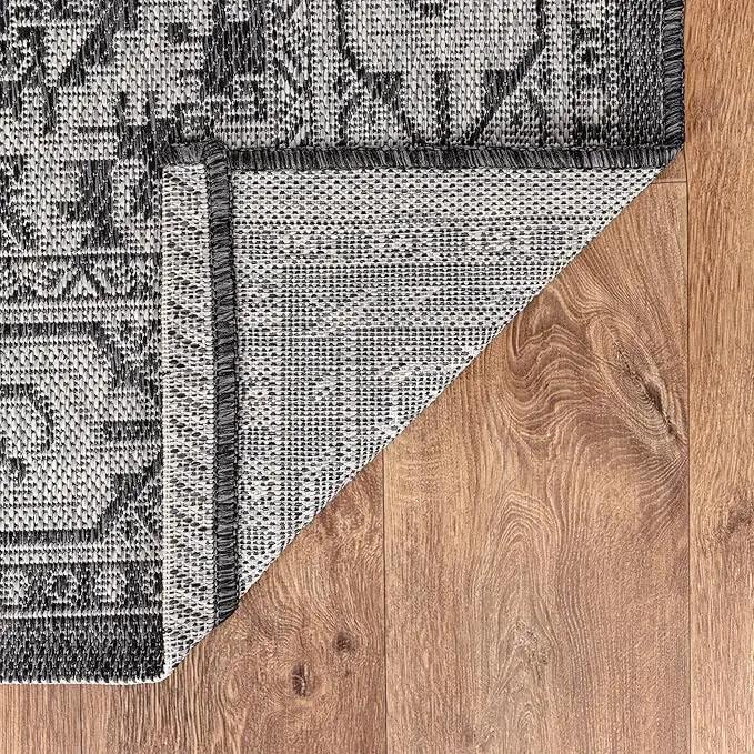 Keen Home Design Terrace Outdoor Area Rug - 8x10 Washable Indoor/Outdoor Rug for Patio, Kitchen, Balcony, Beach, Garden, Deck and Porch, Size: 7'7"x10' by GreenHaven Gardens