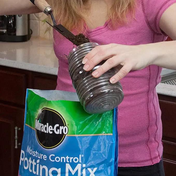 Miracle-Gro Moisture Control Potting Mix 6 qt. by GreenHaven Gardens
