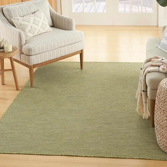 Nourison Home Home Positano 7' x 10' Fabric Green Area Rug by GreenHaven Gardens