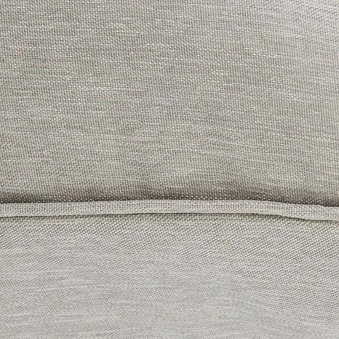 Classic Accessories Montlake Water-Resistant 25 x 18 x 4 Inch Patio Lounge Back Cushion, Heather Grey, Outdoor Loveseat Cushions by GreenHaven Gardens