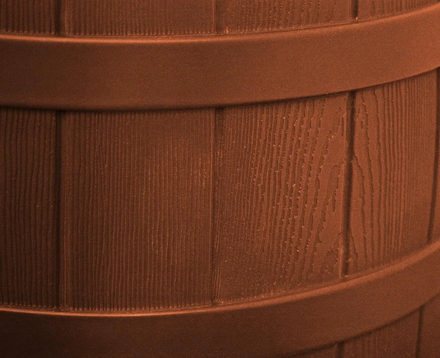 Good Ideas Rain Wizard 50 Gallon Plastic Rain Barrel for Outdoor Rainwater Collection and Storage Features a Metal Spigot and Flat Back Design, Terra Cotta by GreenHaven Gardens