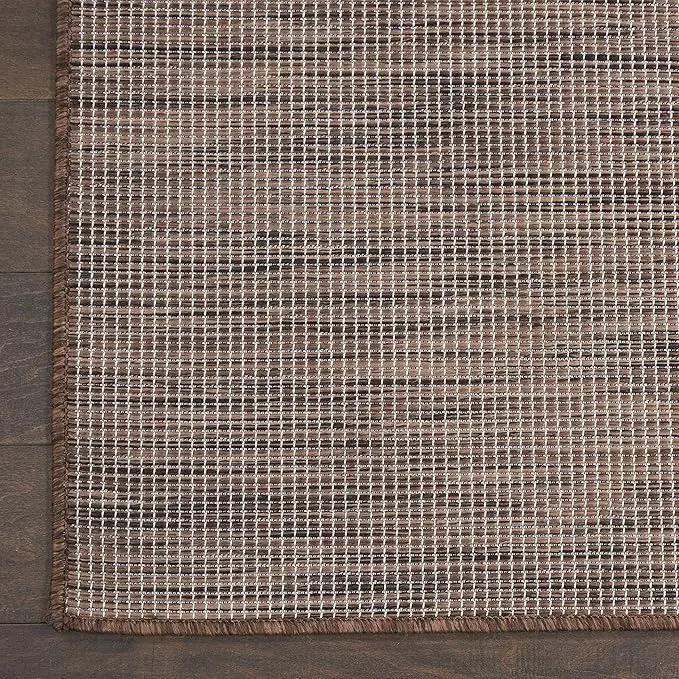 Nourison Positano Indoor/Outdoor Natural 2'2" x 12' Area Rug, Easy Cleaning, Non Shedding, Bed Room, Living Room, Dining Room, Backyard, Deck, Patio (2x12) by GreenHaven Gardens