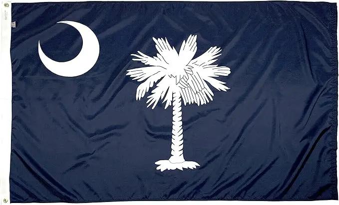 FlagSource South Carolina Nylon State Flag, Made in the USA, 3x5' by GreenHaven Gardens