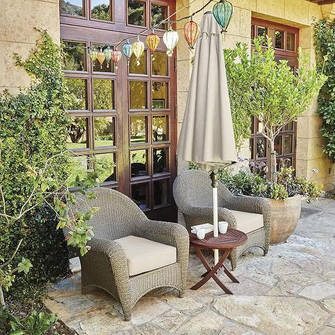 Classic Accessories Montlake Water-Resistant 21 x 22 x 4 Inch Patio Lounge Back Cushion, Antique Beige, Outdoor Loveseat Cushions