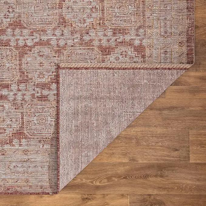 Keen Home Design Terrace Outdoor Runner Rug - 2x10 Washable Indoor/Outdoor Rug for Patio, Kitchen, Balcony, Beach, Garden, Deck and Porch, Size: 2'2"x9'11" by GreenHaven Gardens