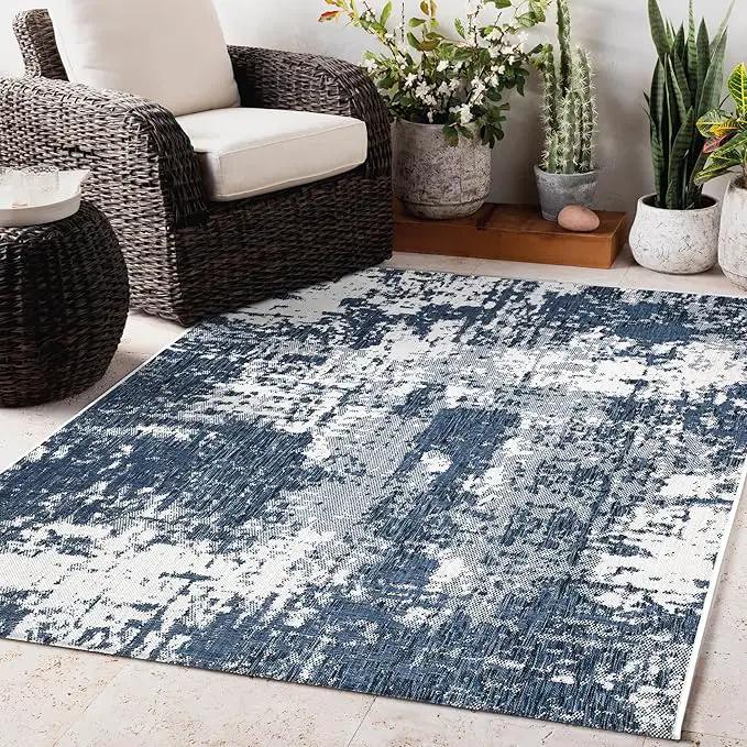 Keen Home Design Terrace Outdoor Area Rug - 9x12 Washable Indoor/Outdoor Rug for Patio, Kitchen, Balcony, Beach, Garden, Deck and Porch, Size: 8'10"x12' by GreenHaven Gardens