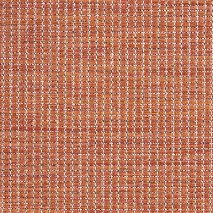 Nourison Positano Indoor/Outdoor Terracotta 2'2" x 10' Area Rug, Easy Cleaning, Non Shedding, Bed Room, Living Room, Dining Room, Backyard, Deck, Patio (2x10) by GreenHaven Gardens